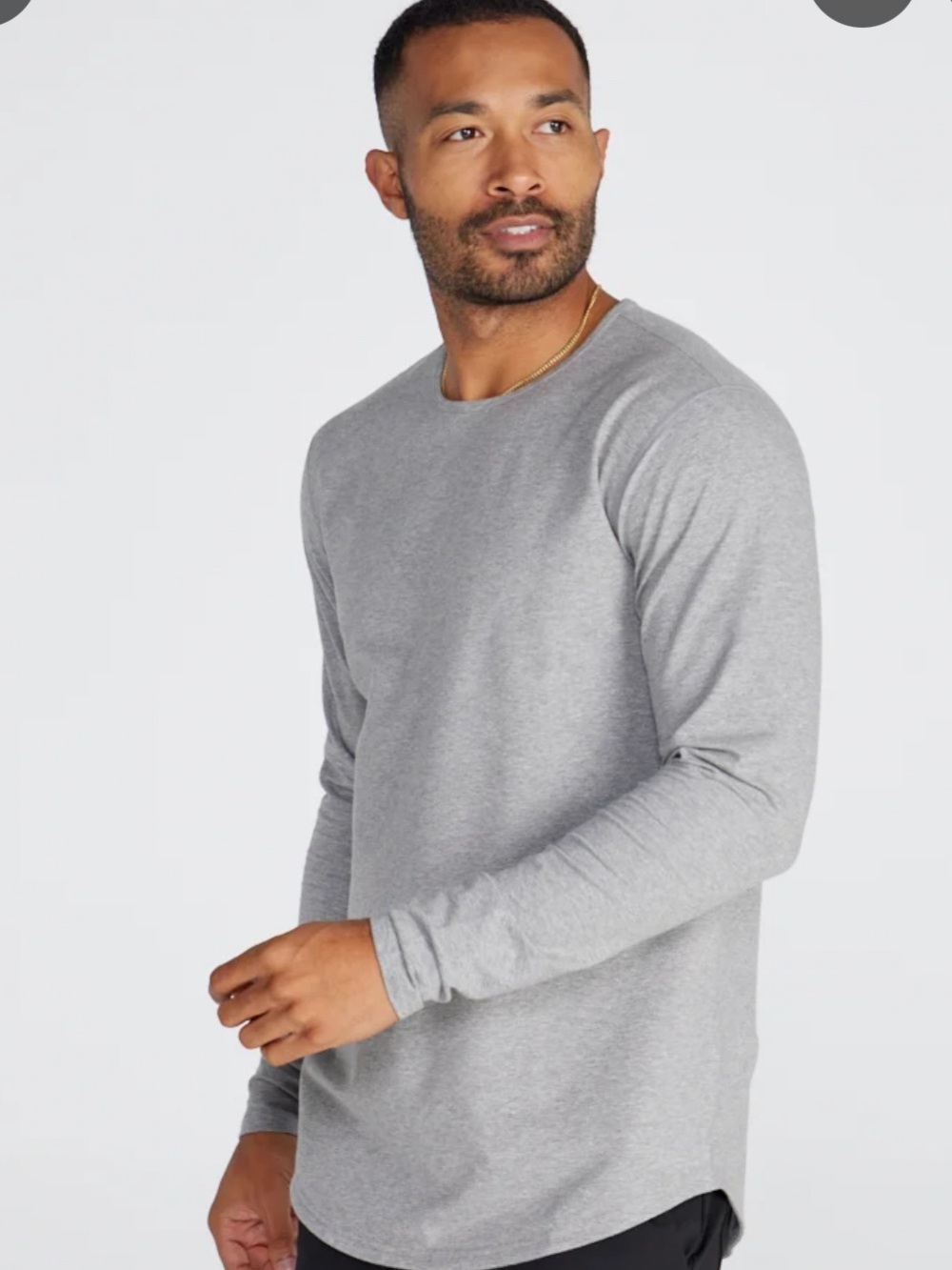 BYLT Basics Lux Long Sleeve Shirt XL Gray